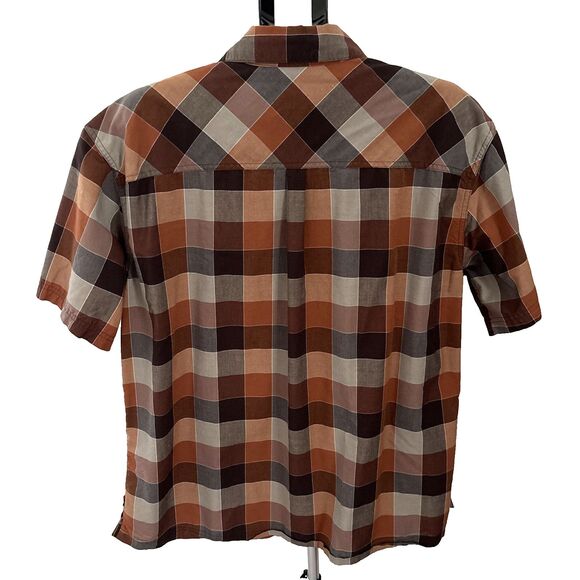 Smartwool Men's 2XL Merino Wool Short Sleeve Everyday Exploration Plaid Shirt - Picture 8 of 10